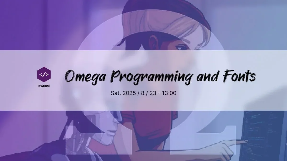 OG image for Omega Programming and Fonts
