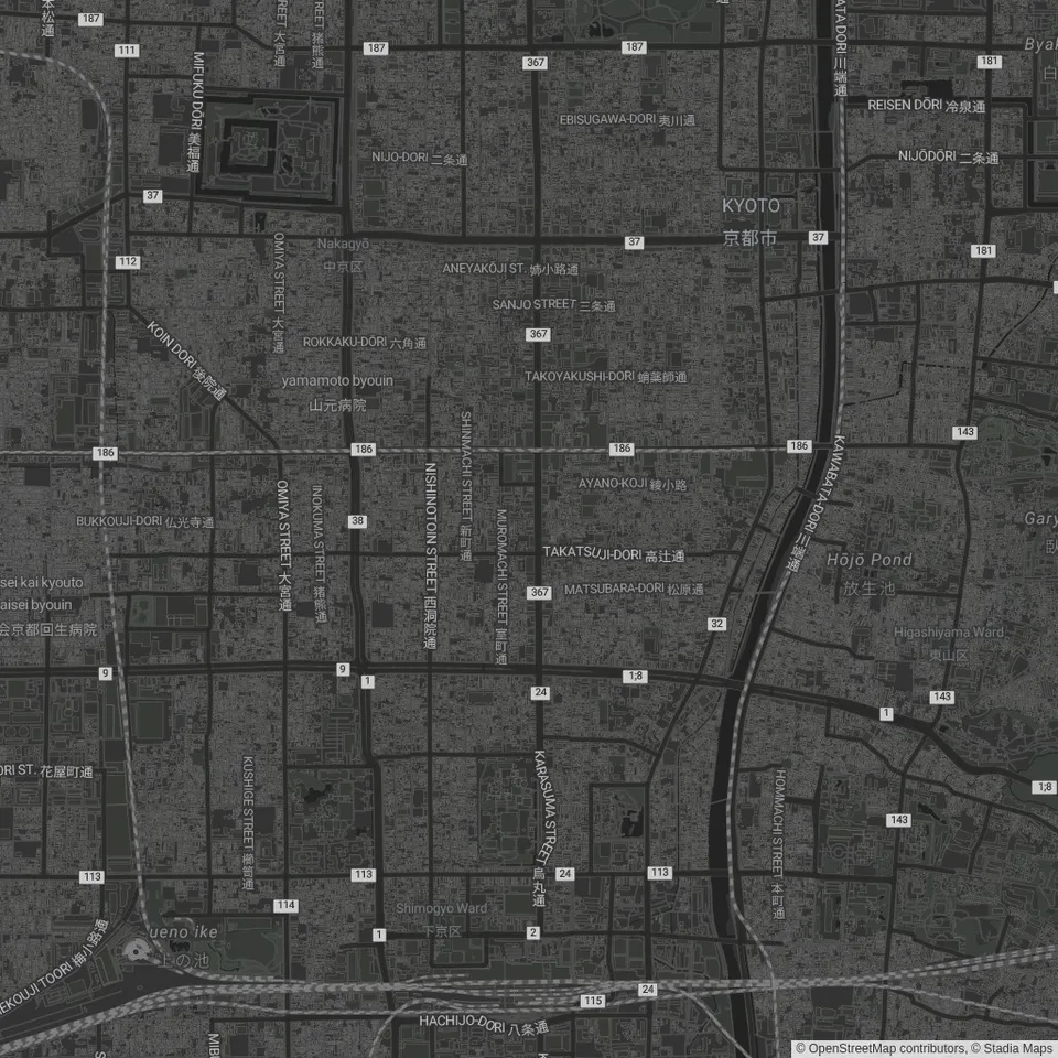 Venue location map